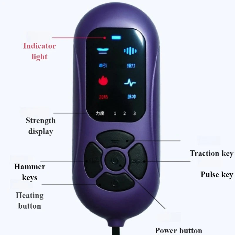Electric Lumbar Traction Device with Thermal Therapy