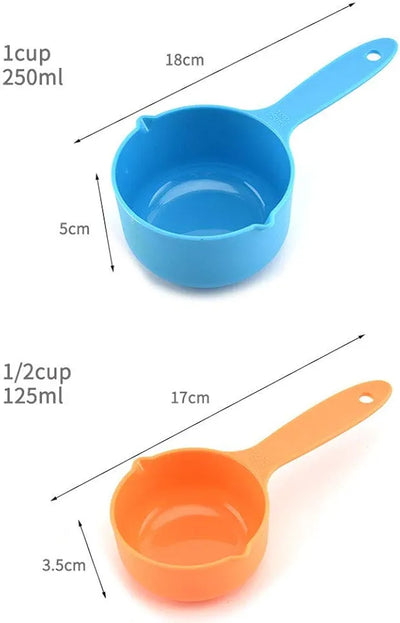 5 Pieces Measuring Cups/set + 6 Pieces Measuring Spoons /set Food Grade