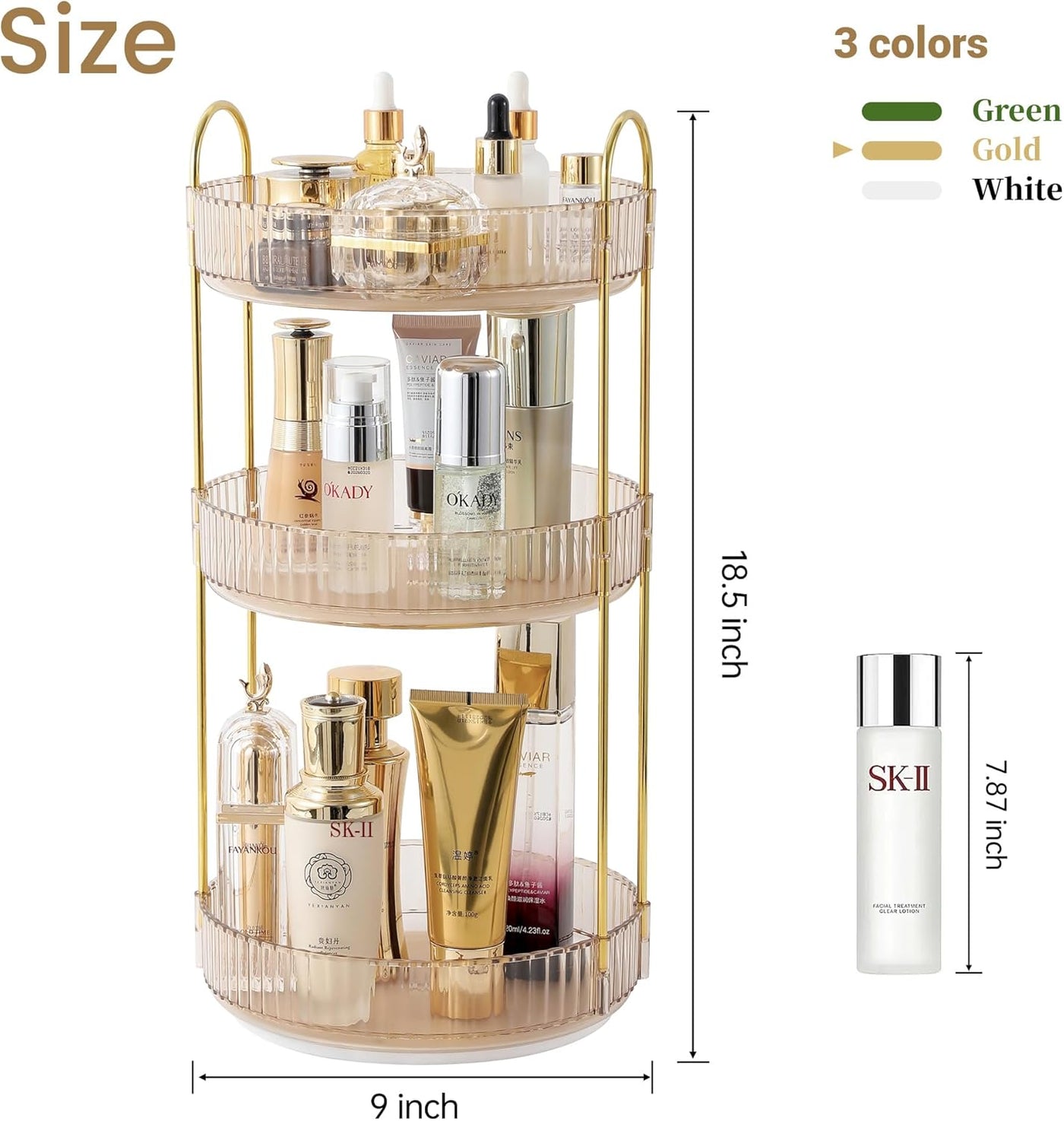 Premium Acrylic Rotatable Stand