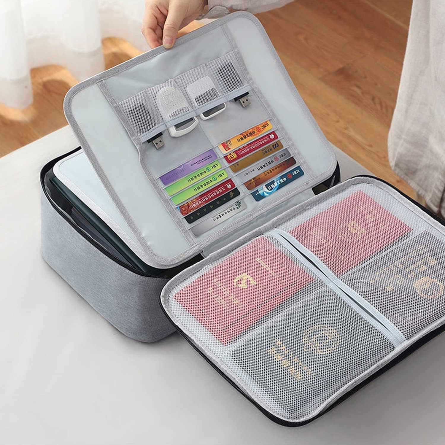 Waterproof Document Organizer Bag With Lock