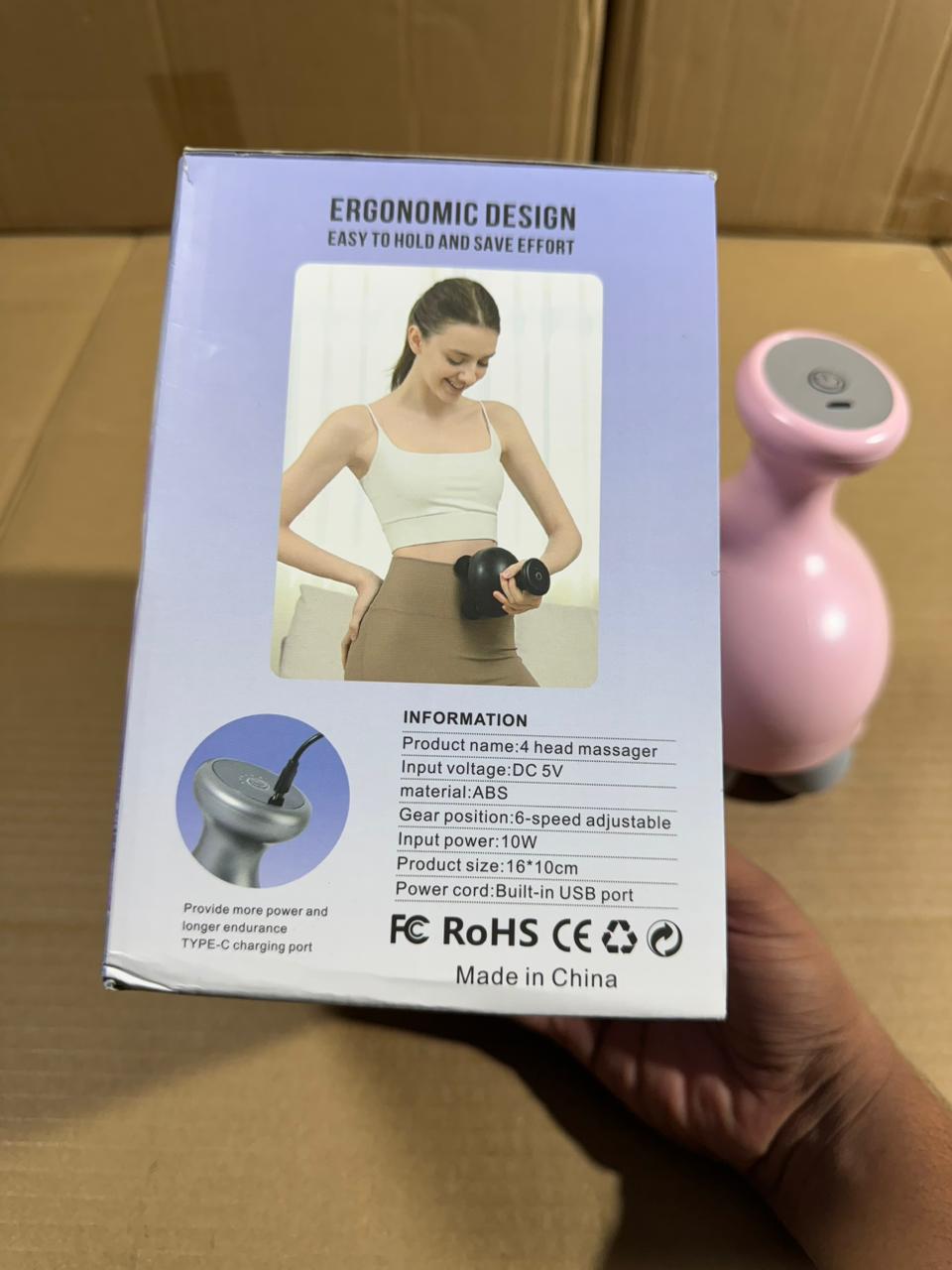 Handheld Deep Tissue Massager | Relieve Muscle Pain & Back Tension