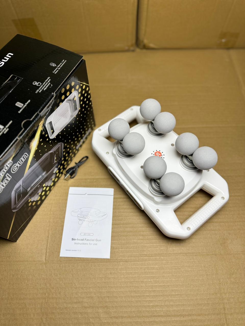 8-Head Magnetic Levitation Fascia Gun