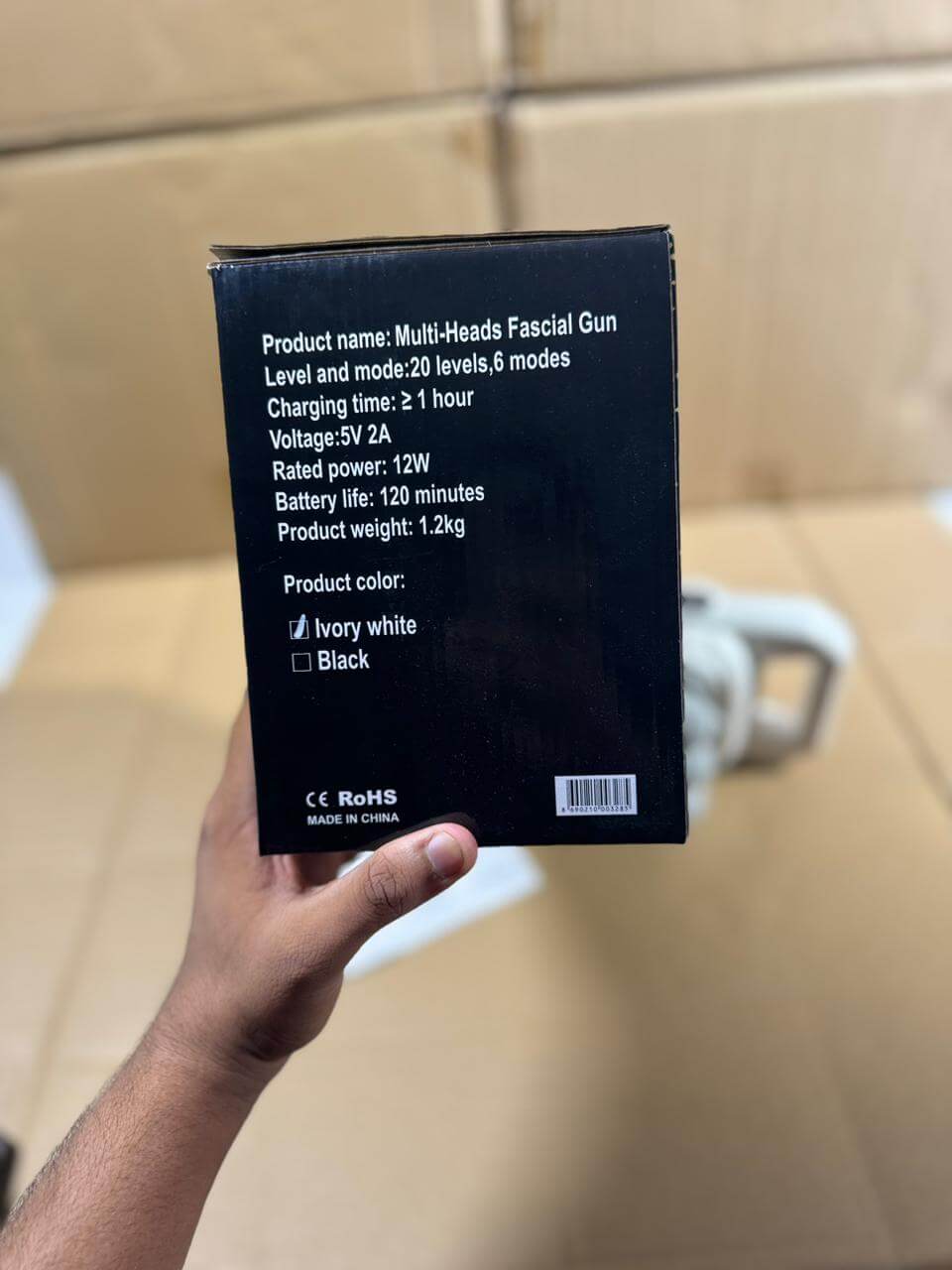 6-Head Fascia Muscle Massager Gun