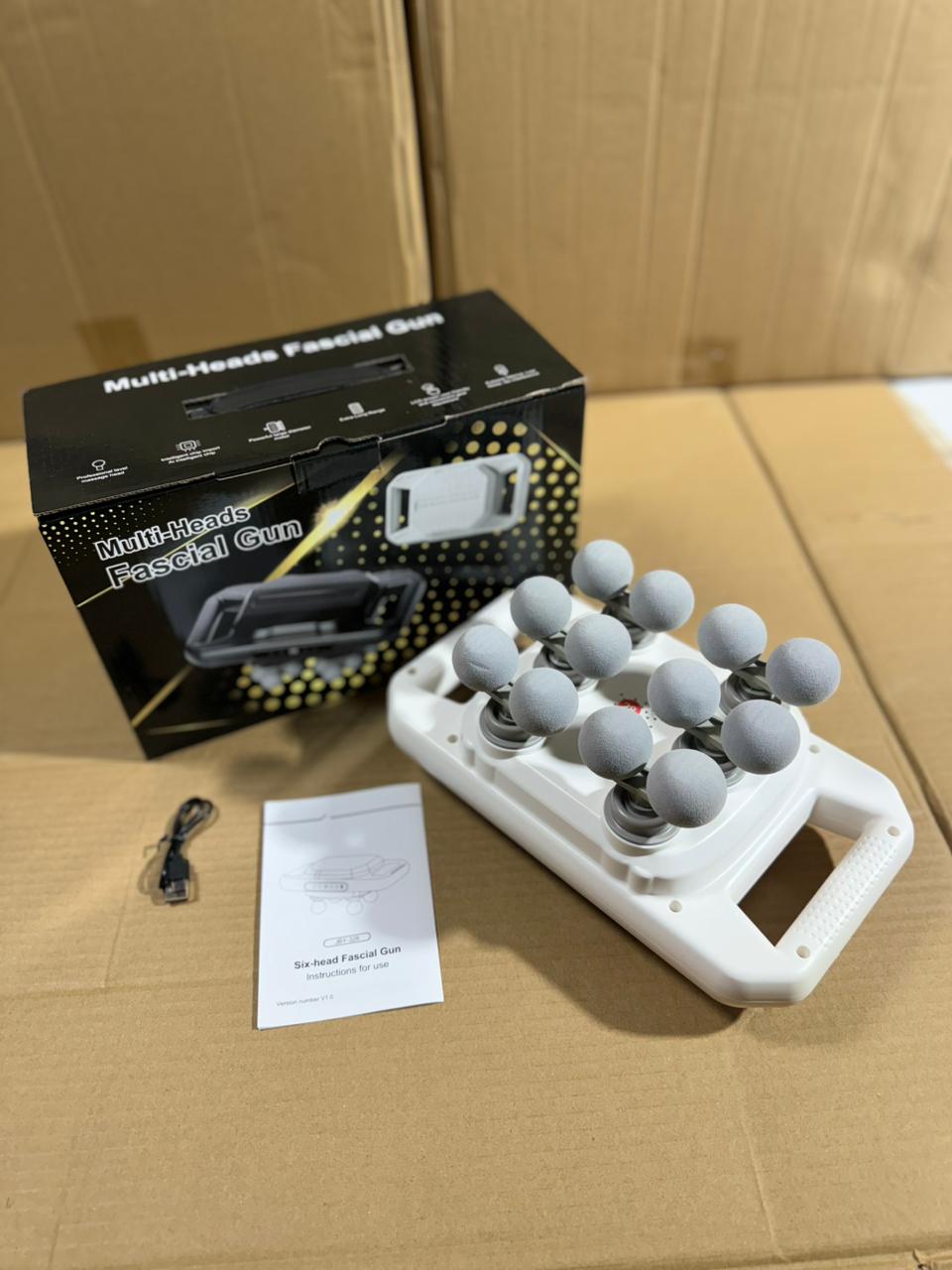 12-Head Deep Tissue Massage Gun