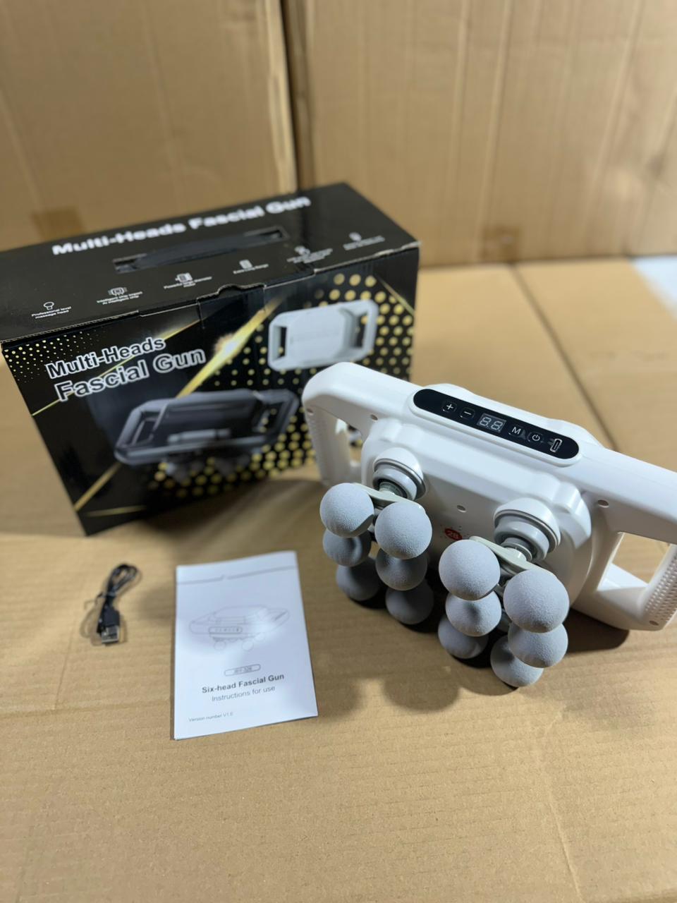 12-Head Deep Tissue Massage Gun