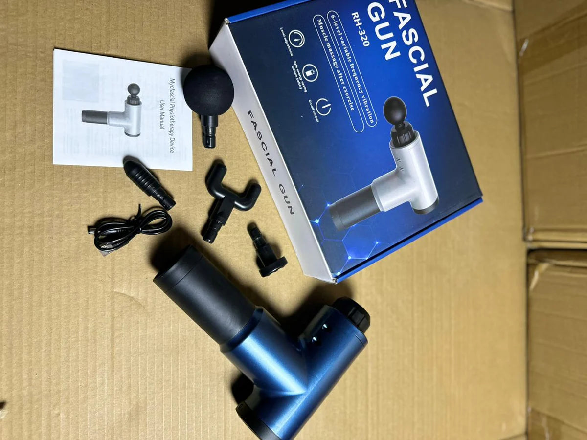 Massage Gun – Portable Deep Tissue Percussion Massager with 6 Speeds