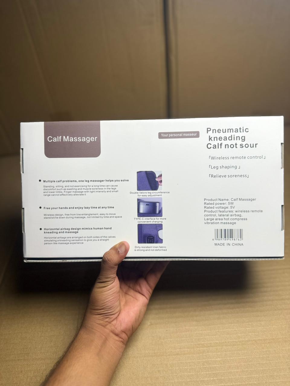 Leg Massager with Heat – Relief for Tired & Sore Legs.