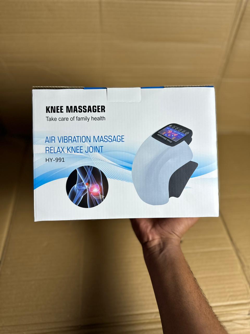 Cordless Smart Knee Massager – Vibration Therapy for Joint Pain Relief