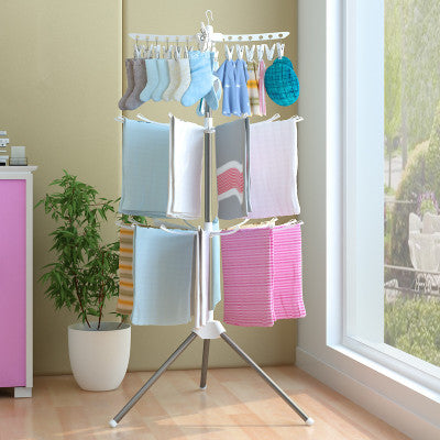 Foldable Drying Rack Stainless Steel, Hanger Assembly Structures Clothes Rack