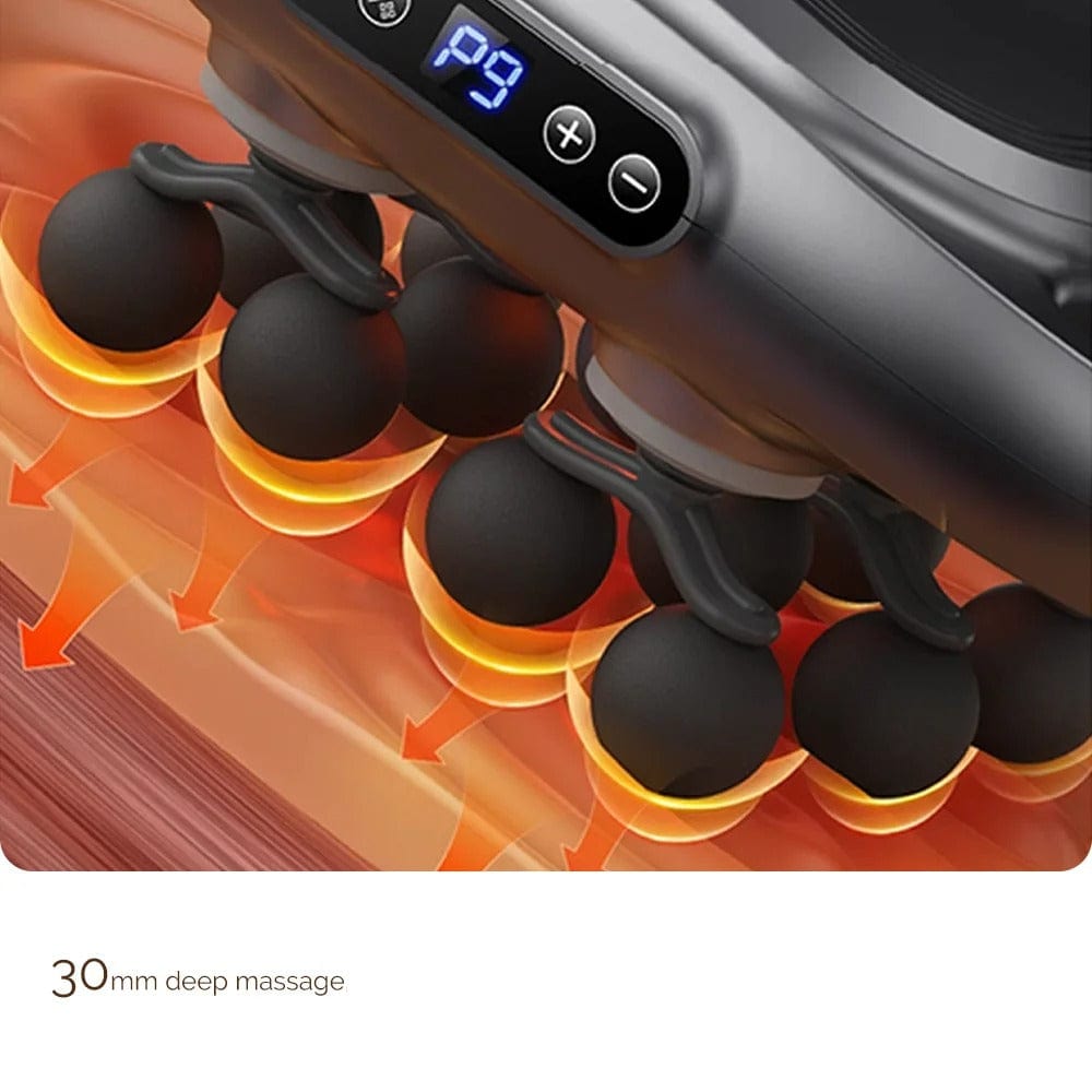 Main Bazaar 12-Head Deep Tissue Massage Gun-Pain Relief for Back, Waist & Neck