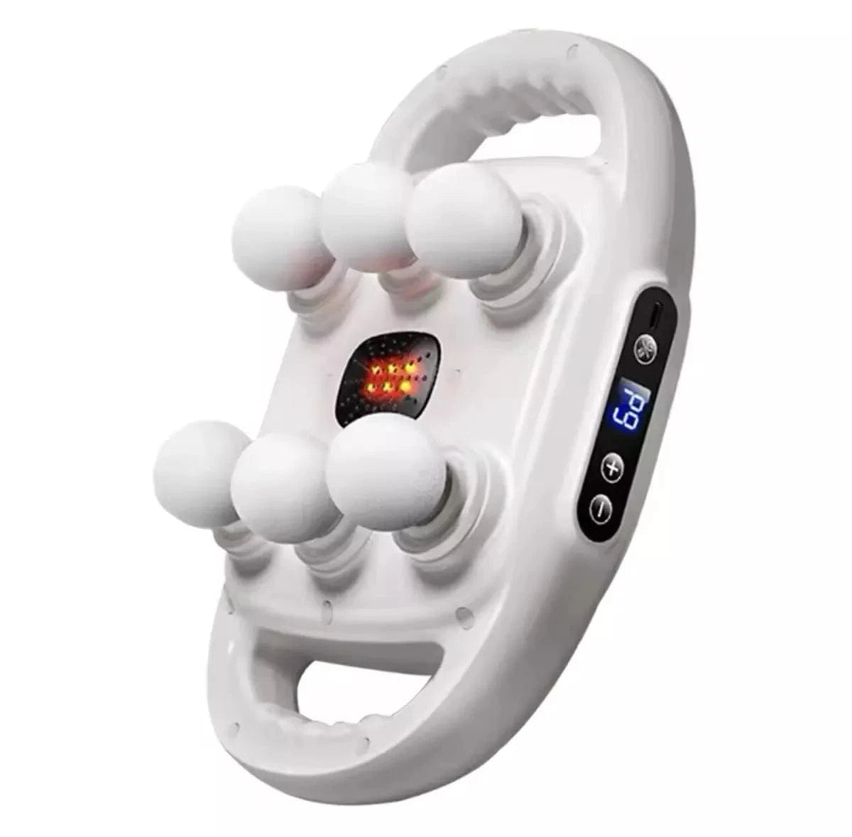 Main Bazaar 6-Head Fascia Muscle Massager Gun – Deep Tissue Relief for Back, Waist, and Legs