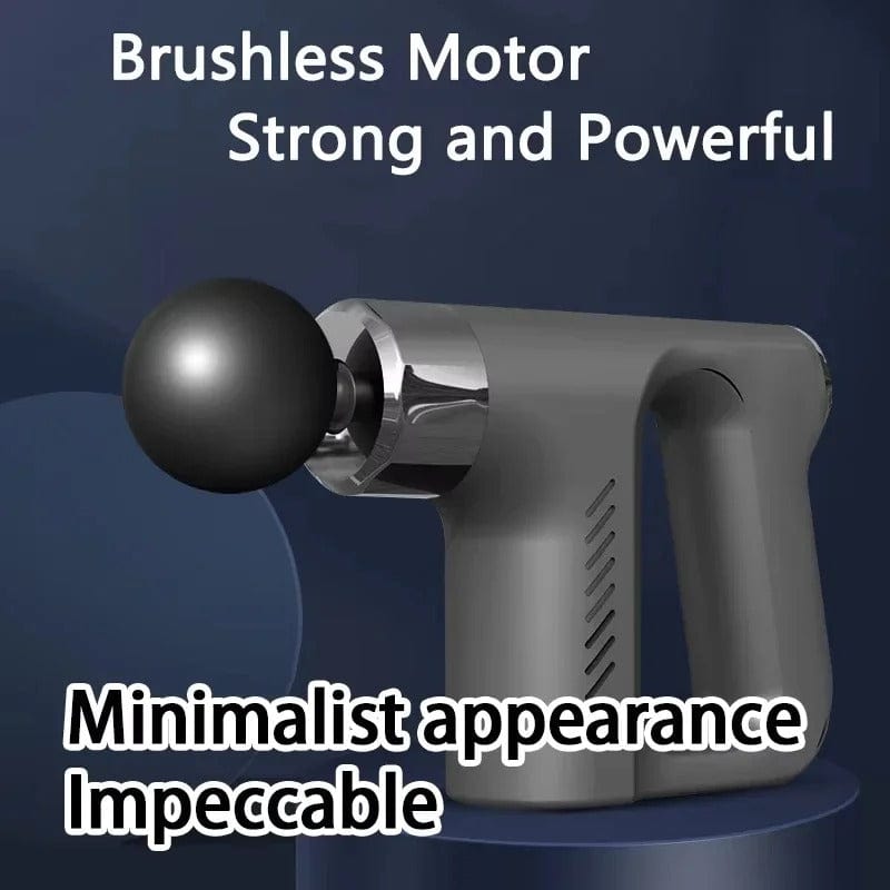 Main Bazaar Deep Tissue Massage Gun – Mini Fascia Massager with 4 Heads for Muscle Relief