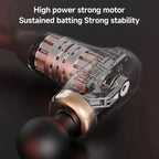 Main Bazaar Deep Tissue Massage Gun – Target Hard-to-Reach Areas with 4 Heads