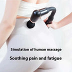 Main Bazaar Deep Tissue Massage Gun – Target Hard-to-Reach Areas with 4 Heads