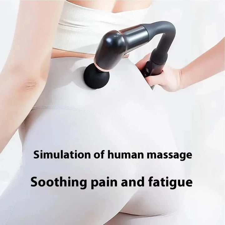 Main Bazaar Deep Tissue Massage Gun – Target Hard-to-Reach Areas with 4 Heads