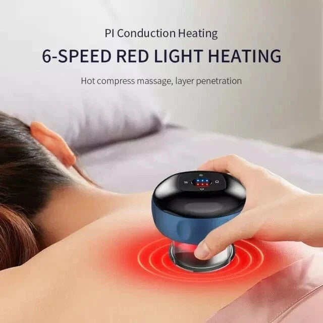 Main Bazaar Electric Cupping Massager with Infrared Therapy – Pain Relief & Muscle Recovery