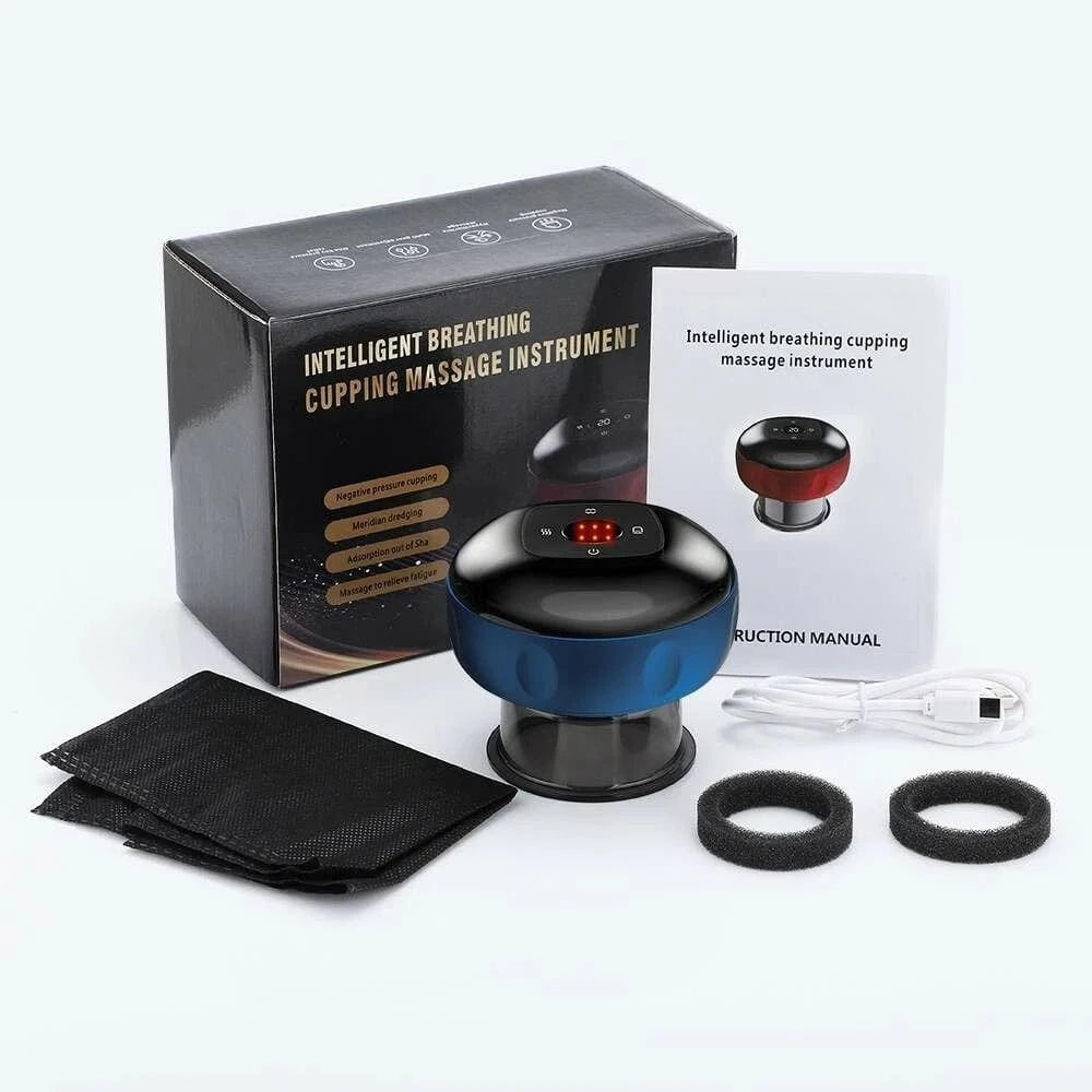 Main Bazaar Electric Cupping Massager with Infrared Therapy – Pain Relief & Muscle Recovery