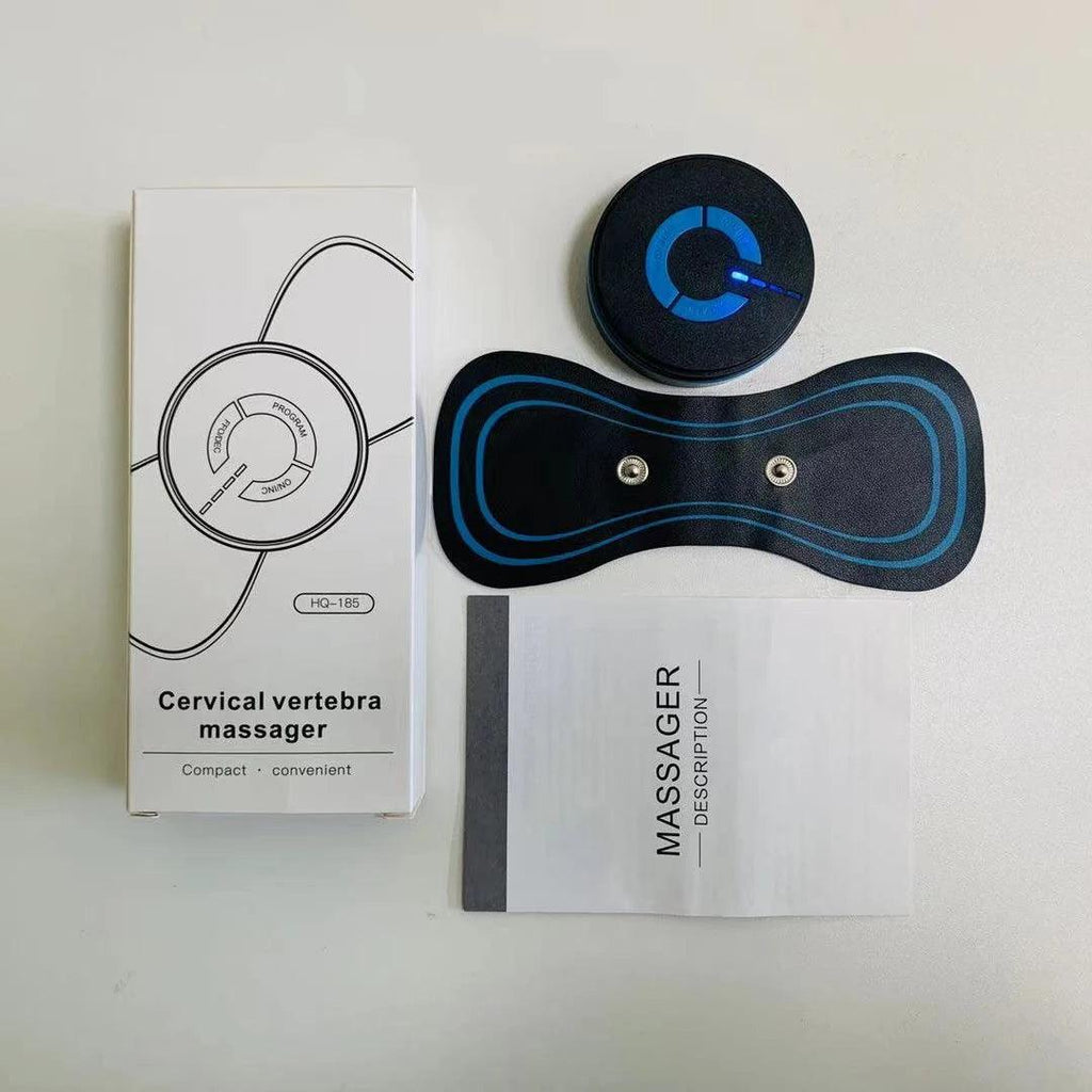 Main Bazaar Electric EMS Neck & Back Massager – Portable Pain Relief Patch