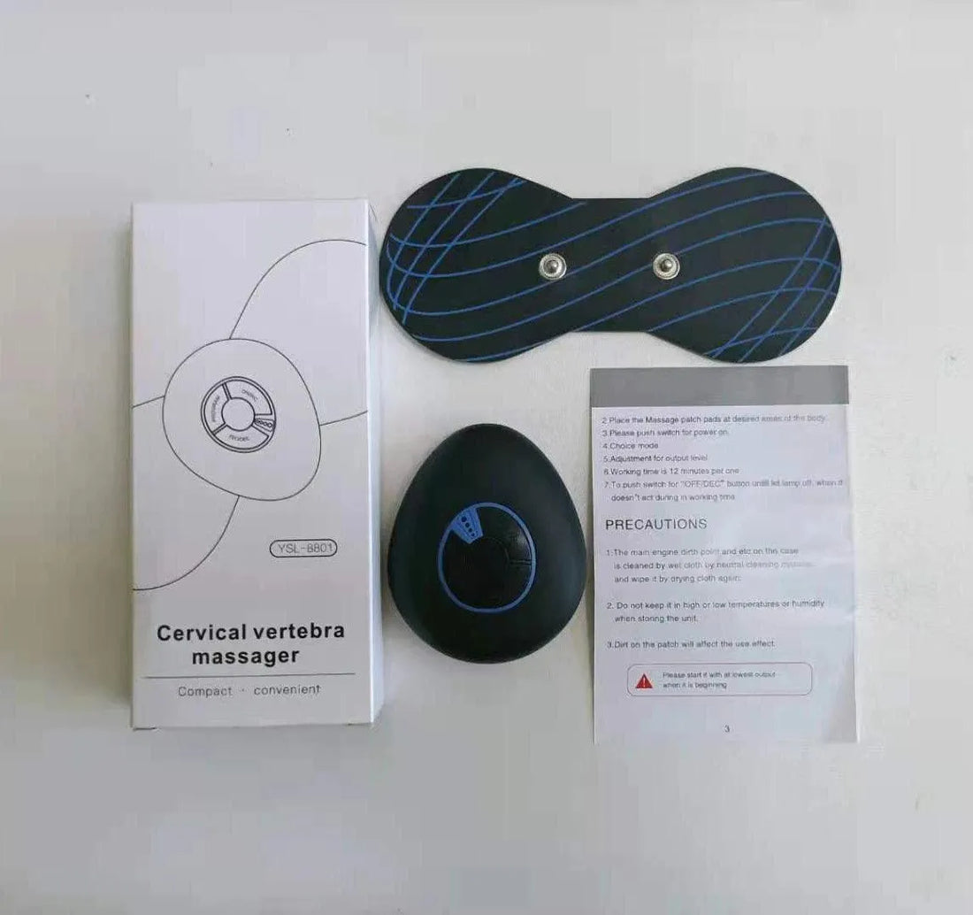 Main Bazaar Electric EMS Neck & Back Massager – Portable Pain Relief Patch