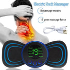 Main Bazaar Electric EMS Neck & Back Massager – Portable Pain Relief Patch