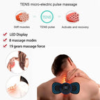 Main Bazaar Electric EMS Neck & Back Massager – Portable Pain Relief Patch