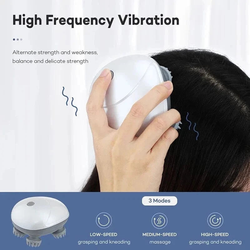 Main Bazaar Electric Scalp & Body Massager – Stress Relief for Head, Neck & Shoulders