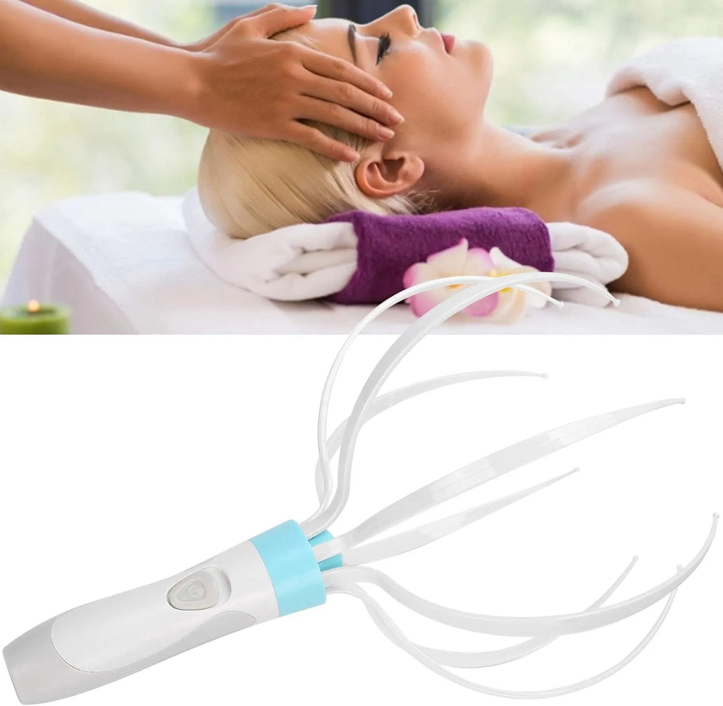 Main Bazaar Electric Scalp Massager, Vibration Head Massage Scratcher Octopus Shape Relaxation Tool