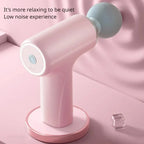 Main Bazaar Handheld Deep Tissue Massage Gun – 4 Heads, 6 Speeds, Portable Pain Relief