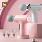 Main Bazaar Handheld Deep Tissue Massage Gun – 4 Heads, 6 Speeds, Portable Pain Relief