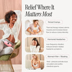 Main Bazaar Heating Pad for Period Cramps – Heat Massage & Vibration Therapy