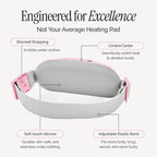 Main Bazaar Heating Pad for Period Cramps – Heat Massage & Vibration Therapy
