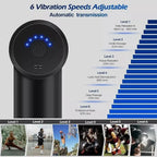 main bazaar Mini Massage Gun – Portable Deep Tissue Percussion Massager with 6 Speeds