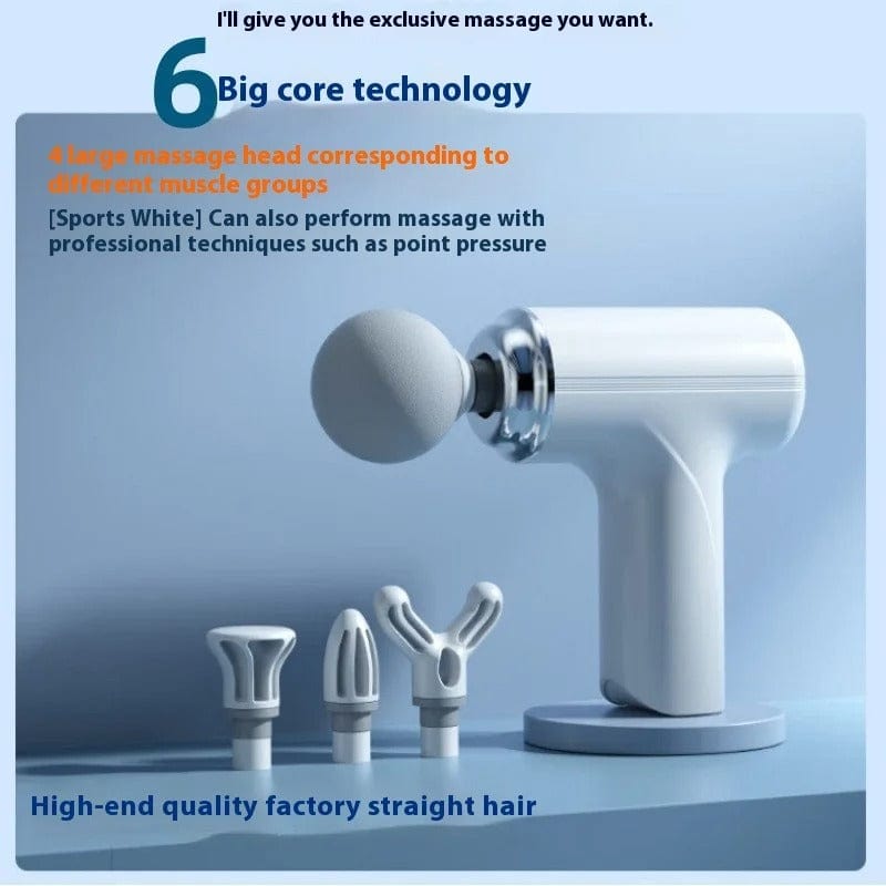 Main Bazaar Mini Vibration Massage Gun – Wireless Rechargeable Fascia & Muscle Relaxation Massager