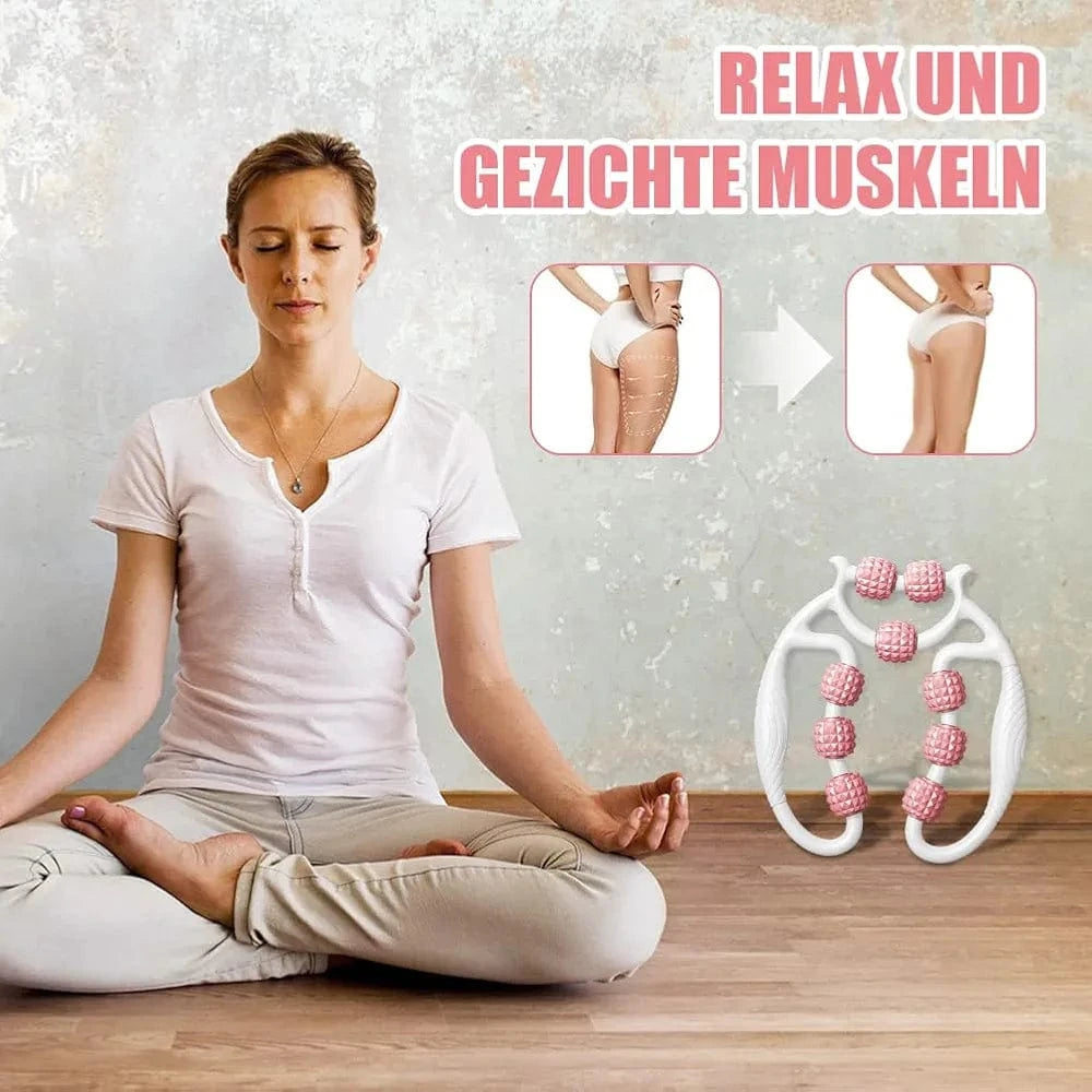 Main Bazaar Trigger Point Roller Massager – Deep Tissue Muscle Relief & Cellulite Reducer