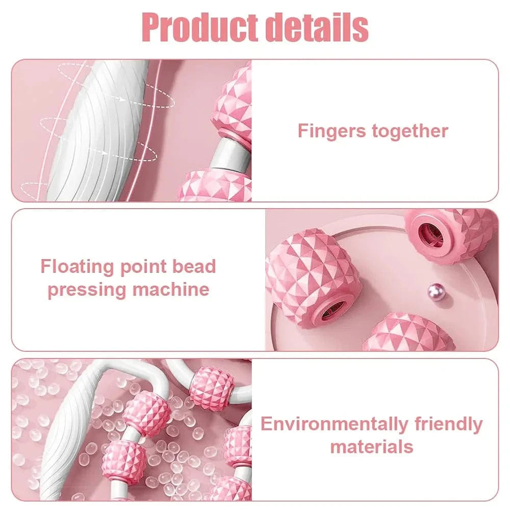 Main Bazaar Trigger Point Roller Massager – Deep Tissue Muscle Relief & Cellulite Reducer