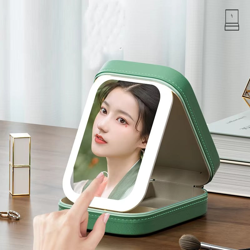 LED Makeup Box with Mirror & Light