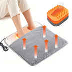 Electric Foot Warmer Pad – USB Heated Plush Mat for Cozy Winter Comfort