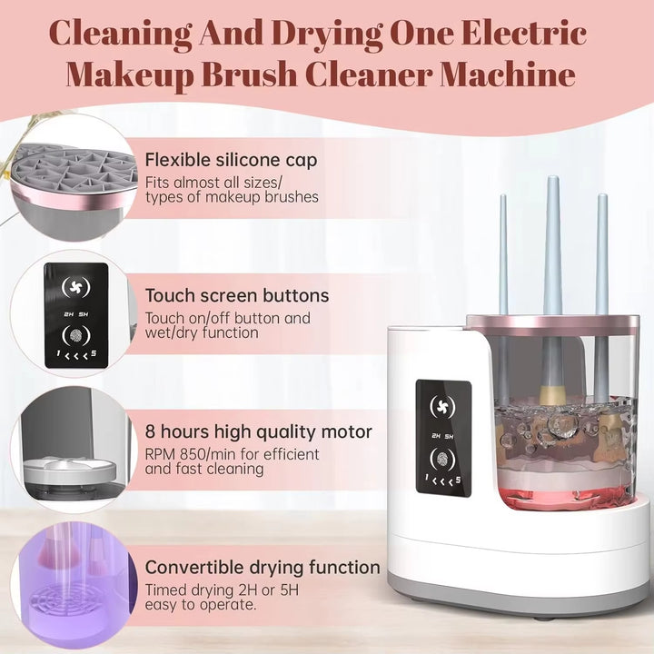 3-in-1 Electric Makeup Brush Cleaner & Dryer