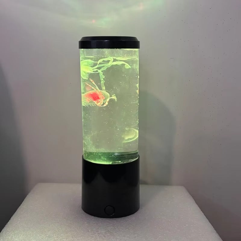 LED Jellyfish Lava Lamp – Relaxing Aquarium Mood Light for Bedroom & Desk Decor