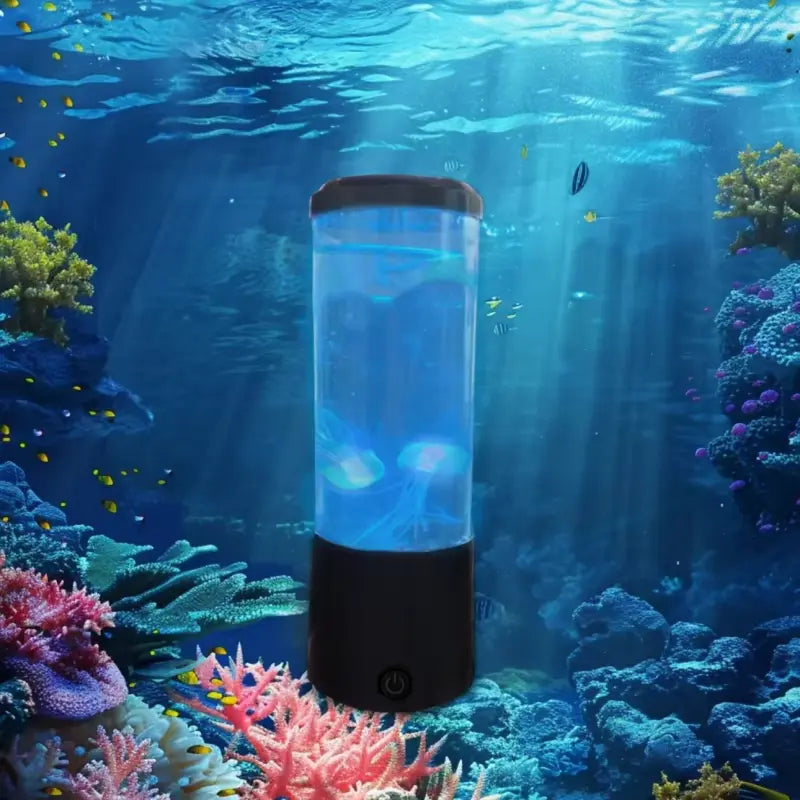 LED Jellyfish Lava Lamp – Relaxing Aquarium Mood Light for Bedroom & Desk Decor