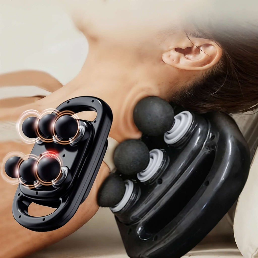 Multi - Head Deep Tissue Massager | Loosen Tight Muscles & Boost Recovery - Ruman Traders