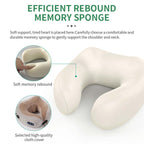 My Store Neck & Shoulder Massager with Heat – Portable Memory Foam Massage Pillow