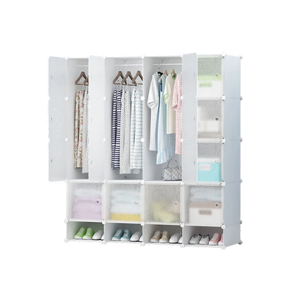 Plastic Wardrobe Closet Set, Self Assemble, Demountable Bedroom Set, Large, Sale