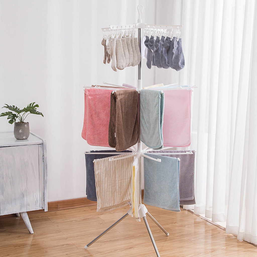 Foldable Drying Rack Stainless Steel, Hanger Assembly Structures Clothes Rack